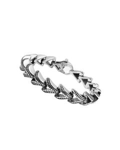 JCE571 High polished (no plating) Stainless Steel Bracelet with No Stone
